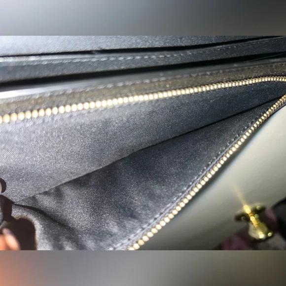 Coach Black Anna Foldover Clutch Crossbody - Picture 9 of 11